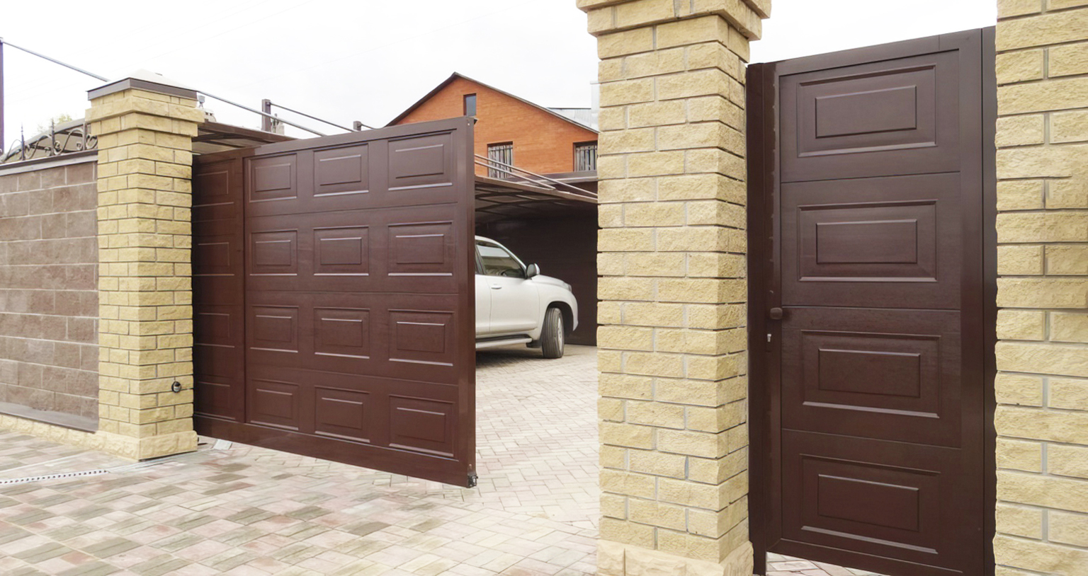 Ворота с калиткой в Нефтекумске под ключ